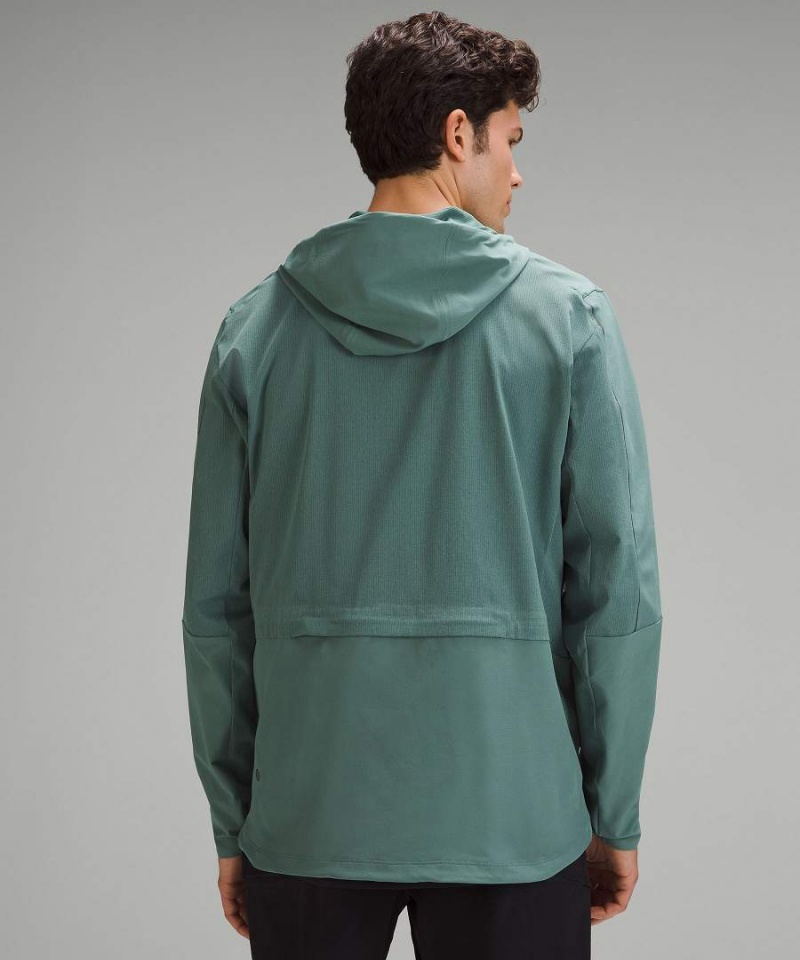 Chaquetas Lululemon Warp Light Packable Hombre Verde Oscuro Chile | 350ORHQAF