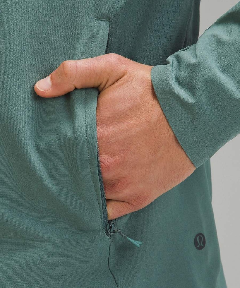 Chaquetas Lululemon Warp Light Packable Hombre Verde Oscuro Chile | 350ORHQAF
