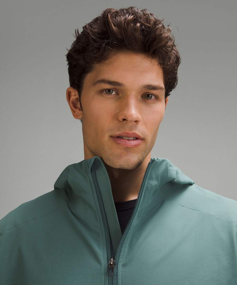 Chaquetas Lululemon Warp Light Packable Hombre Verde Oscuro Chile | 350ORHQAF