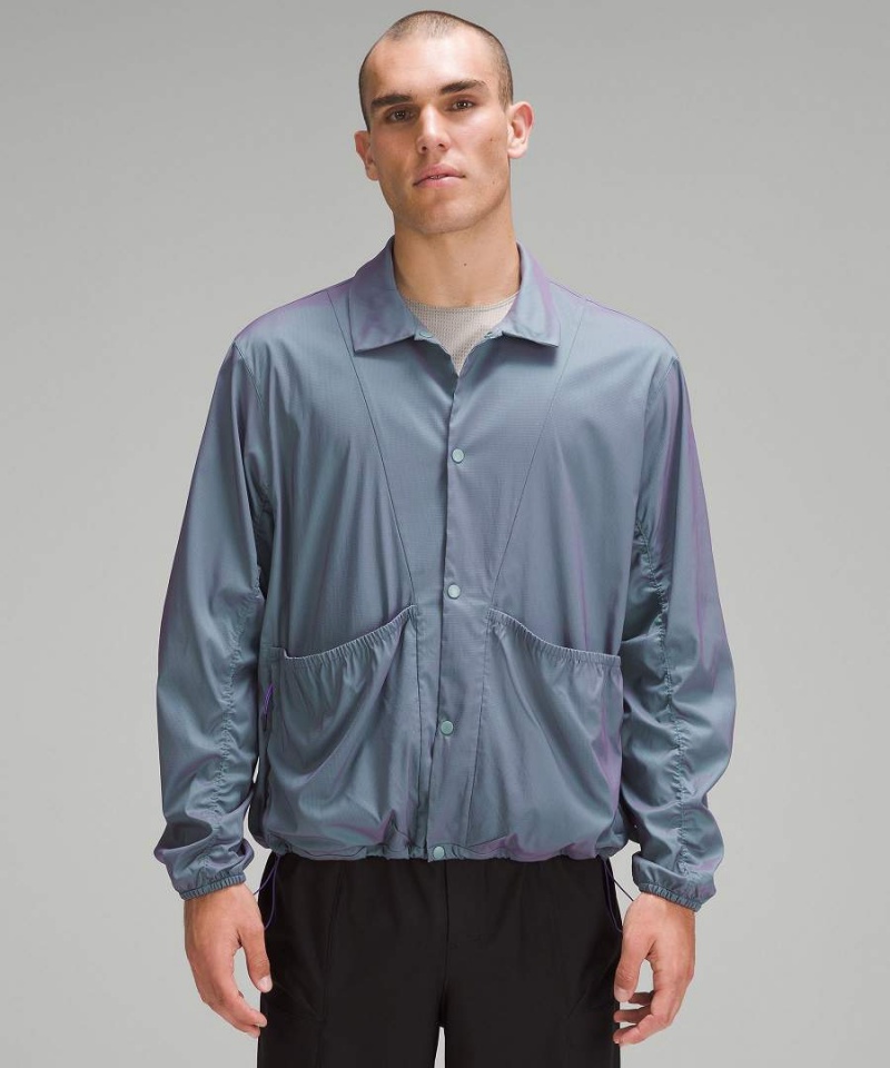 Chaquetas Lululemon lab Ligeros Ripstop Hombre Turquesa Moradas Chile | 213ZKLBHM