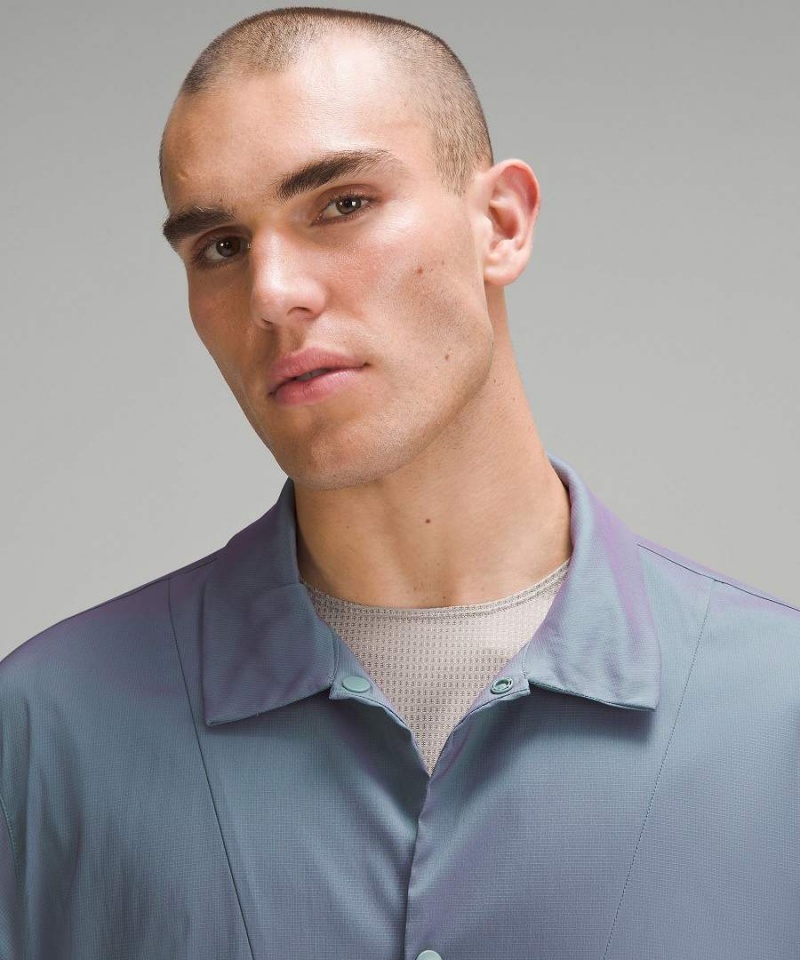 Chaquetas Lululemon lab Ligeros Ripstop Hombre Turquesa Moradas Chile | 213ZKLBHM