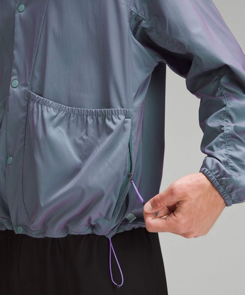Chaquetas Lululemon lab Ligeros Ripstop Hombre Turquesa Moradas Chile | 213ZKLBHM