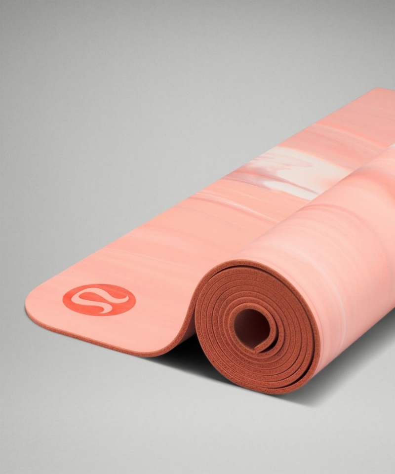 Colchonetas de Yoga Lululemon The (Big) Mat Made With FSC™ Certified Rubber Marble Mujer Rosas Rosas Blancas Rosas Chile | 217CBZTXK