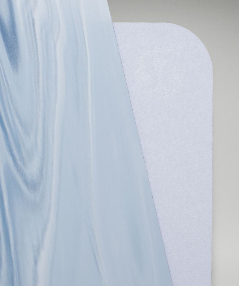 Colchonetas de Yoga Lululemon The (Big) Mat Made With FSC™ Certified Rubber Marble Mujer Azules Azules Blancas Azules Chile | 073AFNRIS