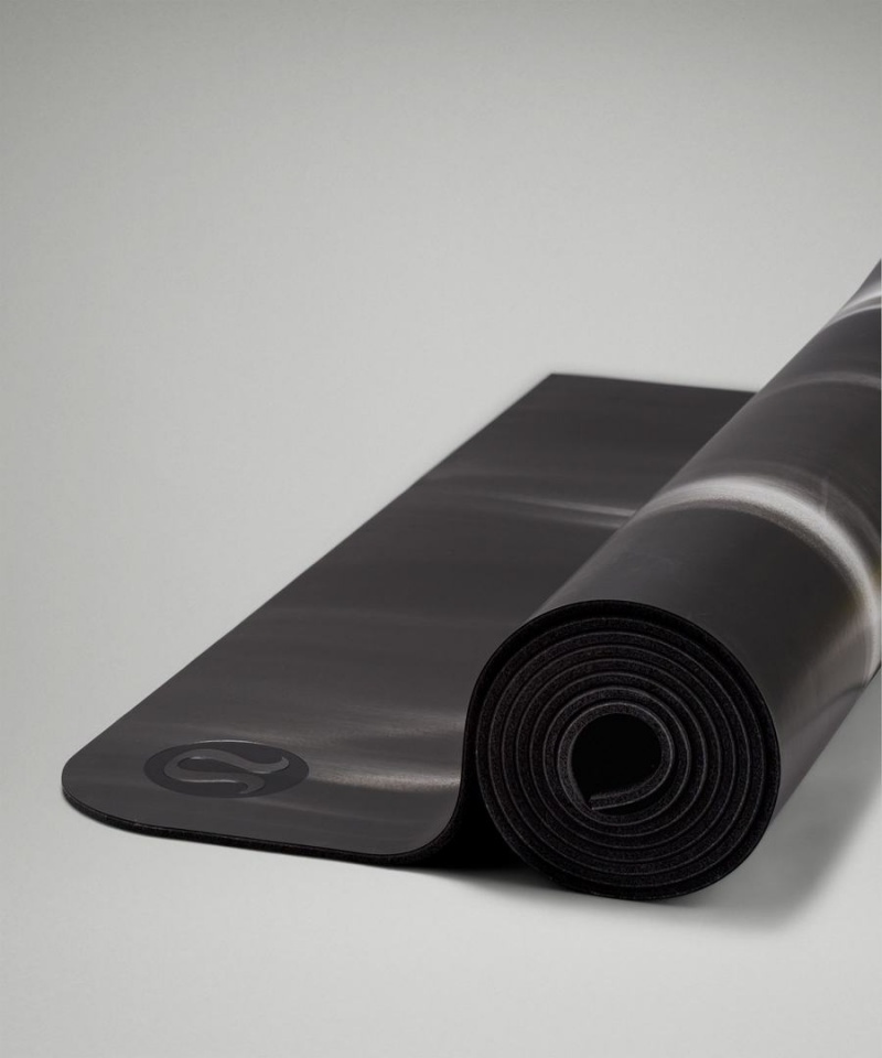 Colchonetas de Yoga Lululemon The (Big) Mat Made With FSC™ Certified Rubber Marble Mujer Negras Blancas Negras Chile | 974IHOUYE