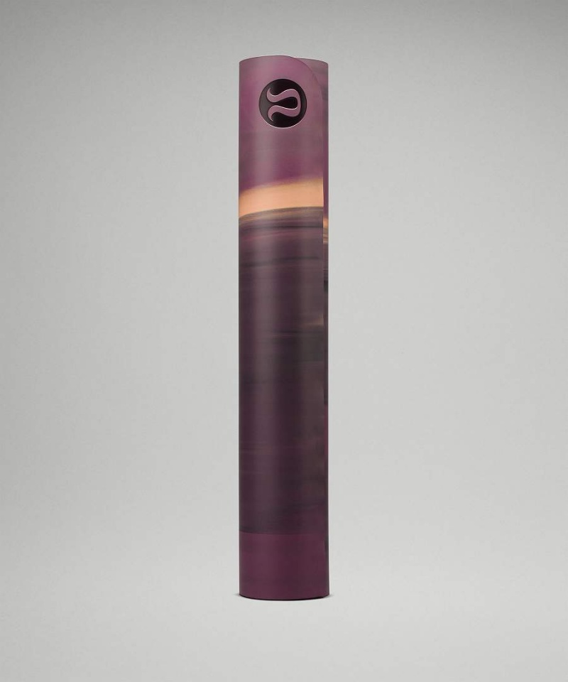 Colchonetas de Yoga Lululemon The (Big) Mat Made With FSC™ Certified Rubber Marble Hombre Moradas Gris Coral Moradas Chile | 235NQGRXU