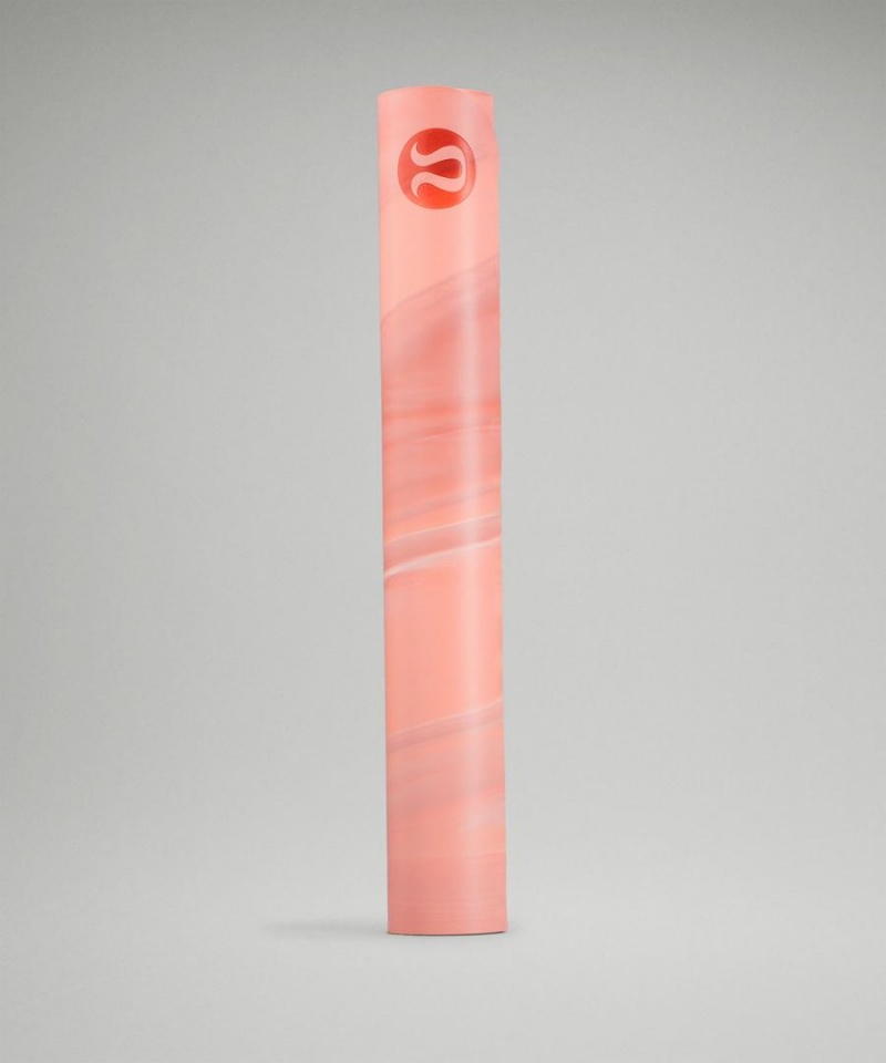 Colchonetas de Yoga Lululemon The Mat 3mm Made With FSC™ Certified Rubber Mujer Rosas Rosas Blancas Rosas Chile | 492CDQBXP
