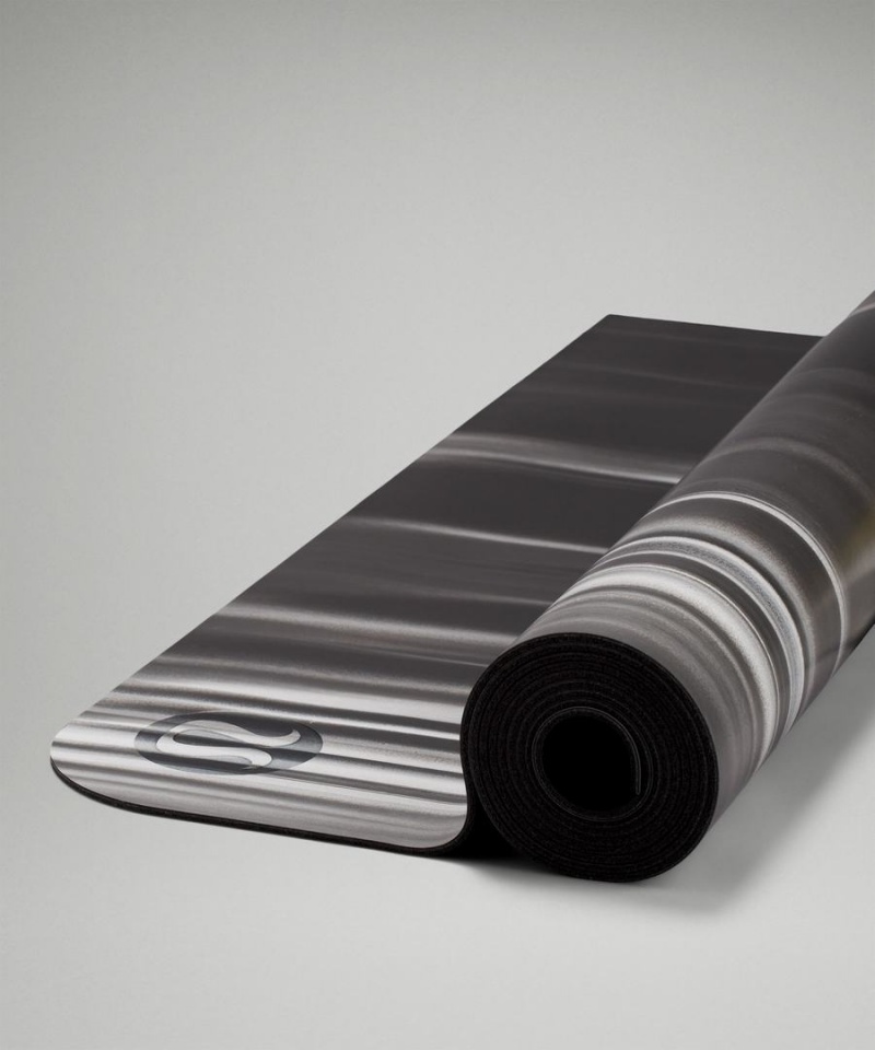 Colchonetas de Yoga Lululemon The Mat 3mm Made With FSC™ Certified Rubber Mujer Negras Blancas Negras Chile | 504GEYBNF