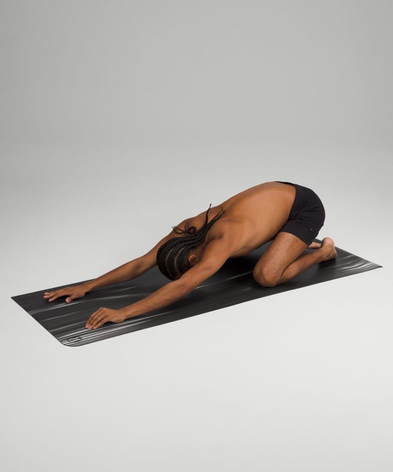 Colchonetas de Yoga Lululemon The Mat 3mm Made With FSC™ Certified Rubber Mujer Negras Blancas Negras Chile | 504GEYBNF