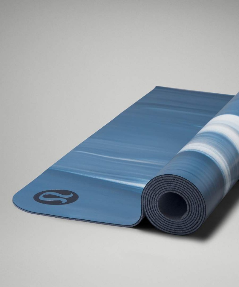 Colchonetas de Yoga Lululemon The Mat 3mm Made With FSC™ Certified Rubber Hombre Azules Azules Blancas Azules Chile | 914WKDIRA