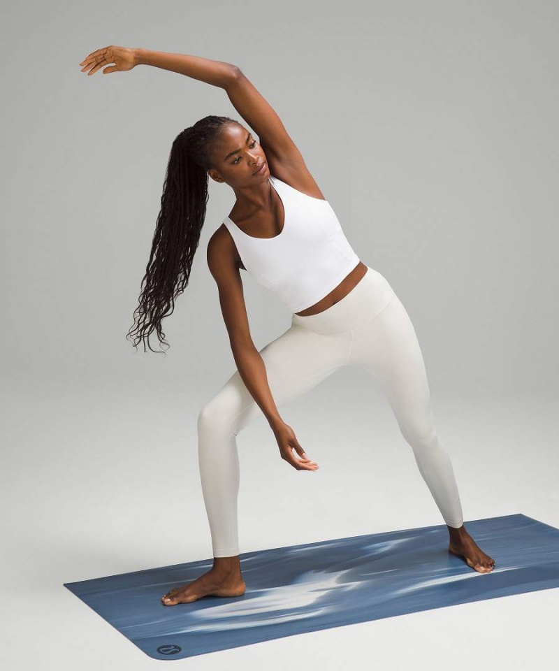 Colchonetas de Yoga Lululemon The Mat 3mm Made With FSC™ Certified Rubber Hombre Azules Azules Blancas Azules Chile | 914WKDIRA