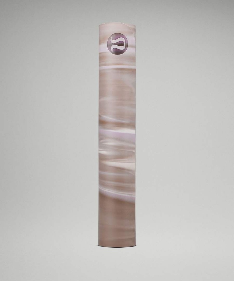 Colchonetas de Yoga Lululemon The Mat 5mm Made With FSC™ Certified Rubber Mujer Kaki Moradas Blancas Chile | 896SZLIWE