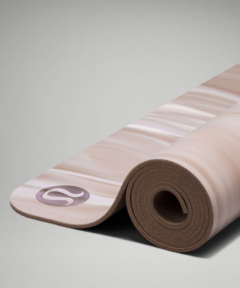 Colchonetas de Yoga Lululemon The Mat 5mm Made With FSC™ Certified Rubber Mujer Kaki Moradas Blancas Chile | 896SZLIWE