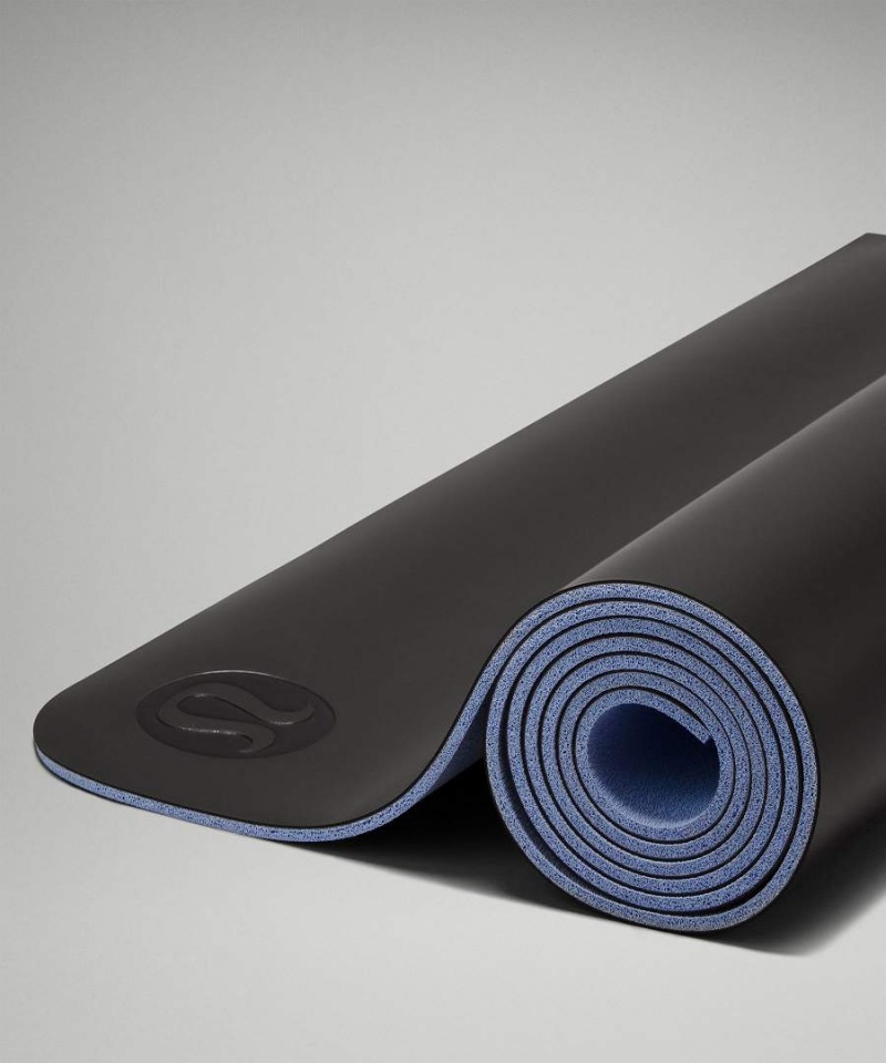 Colchonetas de Yoga Lululemon The Mat 5mm Made With FSC™ Certified Rubber Logo Mujer Negras Azules Beige Chile | 402PLGJFC