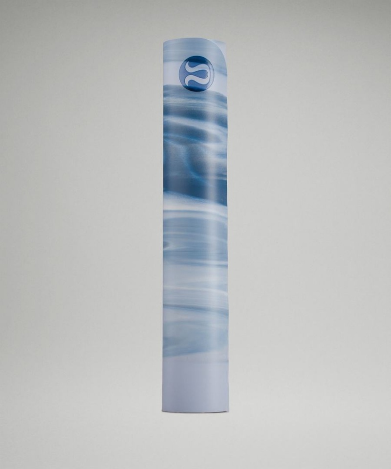 Colchonetas de Yoga Lululemon The Mat 5mm Made With FSC™ Certified Rubber Mujer Azules Azules Blancas Azules Chile | 682KWULFI