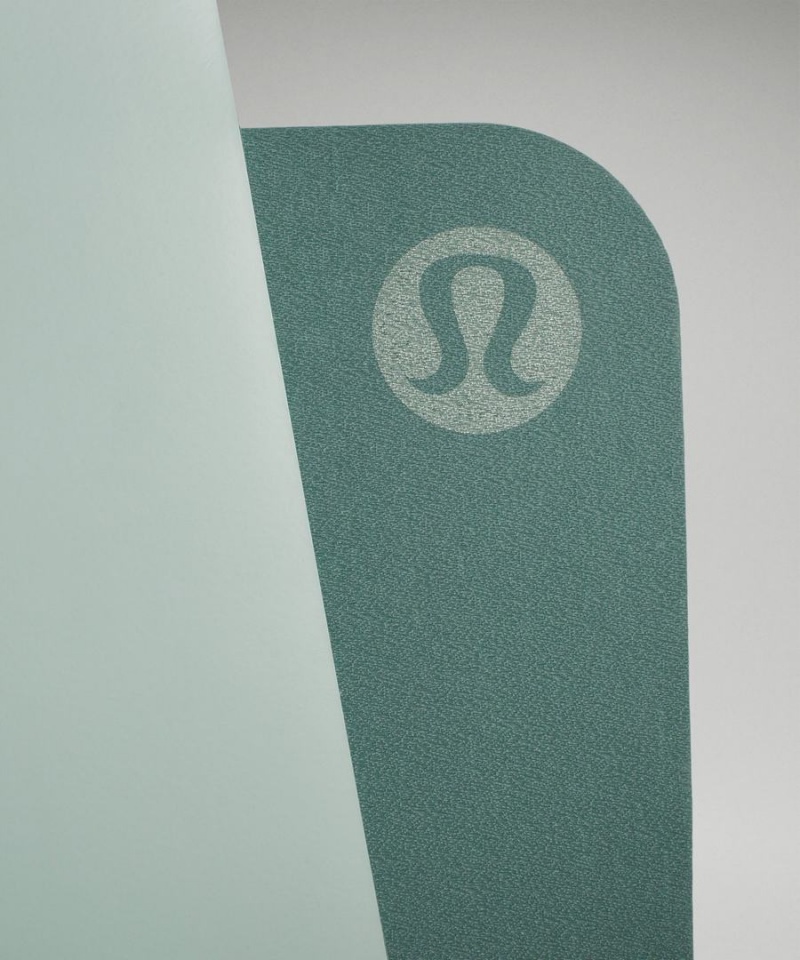 Colchonetas de Yoga Lululemon The Mat 5mm Made With FSC™ Certified Rubber Mujer Plateadas Azules Turquesa Chile | 407VMNJFE