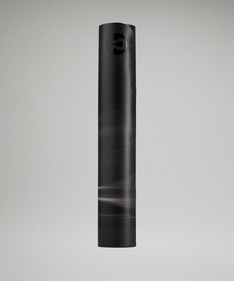 Colchonetas de Yoga Lululemon The Mat 5mm Made With FSC™ Certified Rubber Mujer Negras Blancas Negras Chile | 029DBRFUK