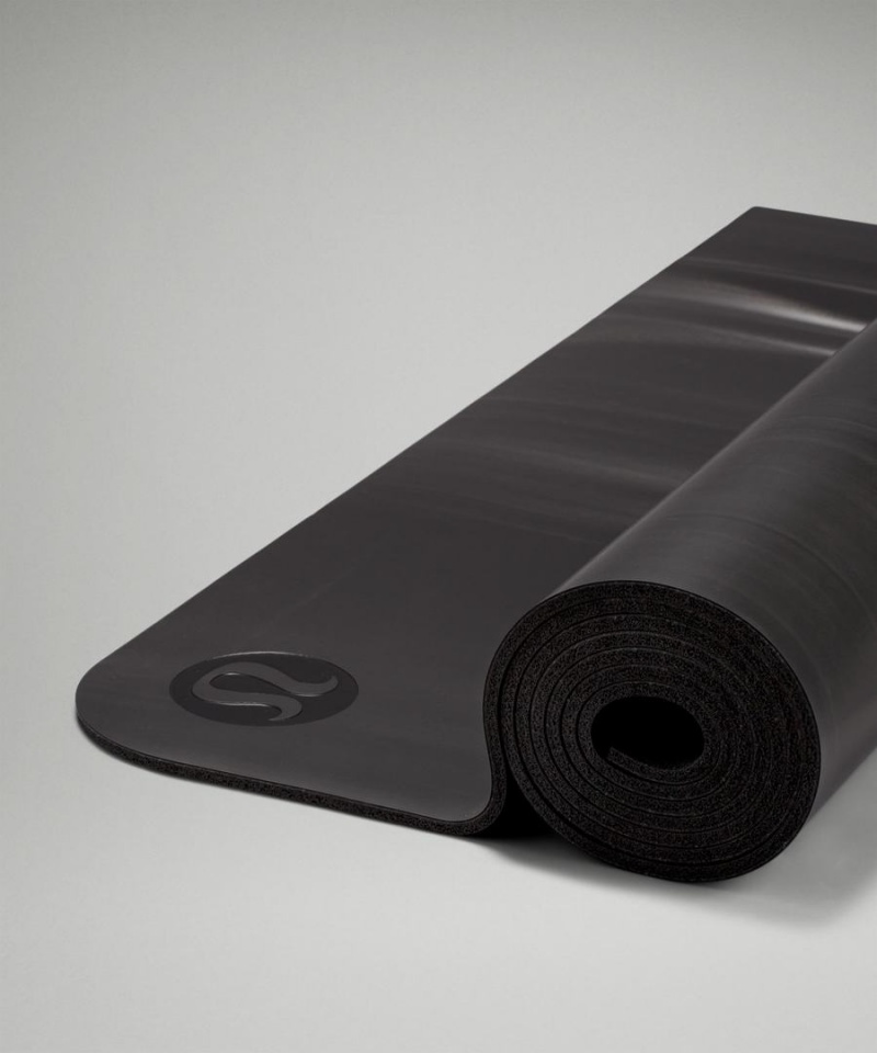 Colchonetas de Yoga Lululemon The Mat 5mm Made With FSC™ Certified Rubber Mujer Negras Blancas Negras Chile | 029DBRFUK