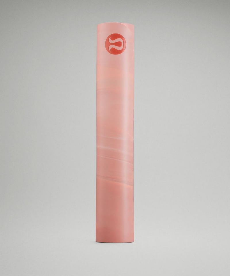 Colchonetas de Yoga Lululemon The Mat 5mm Made With FSC™ Certified Rubber Mujer Rosas Rosas Blancas Rosas Chile | 359HCFVNE
