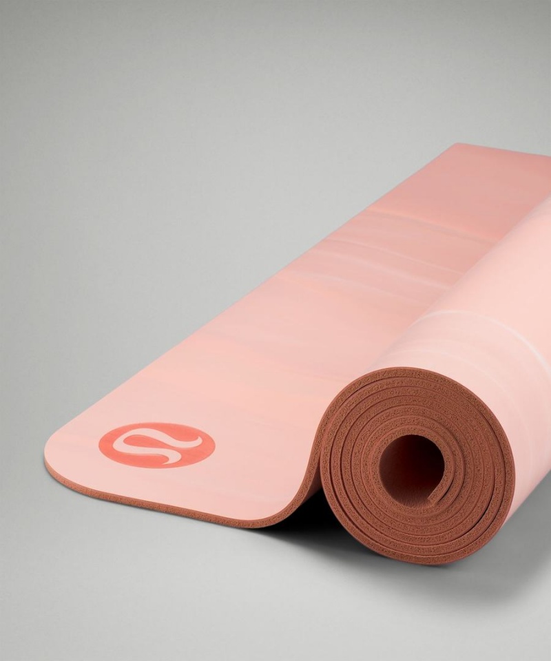 Colchonetas de Yoga Lululemon The Mat 5mm Made With FSC™ Certified Rubber Mujer Rosas Rosas Blancas Rosas Chile | 359HCFVNE