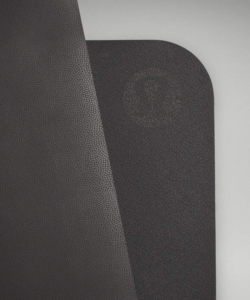 Colchonetas de Yoga Lululemon The Mat 5mm Made With FSC™ Certified Rubber Textured Hombre Negras Chile | 389BACSKF
