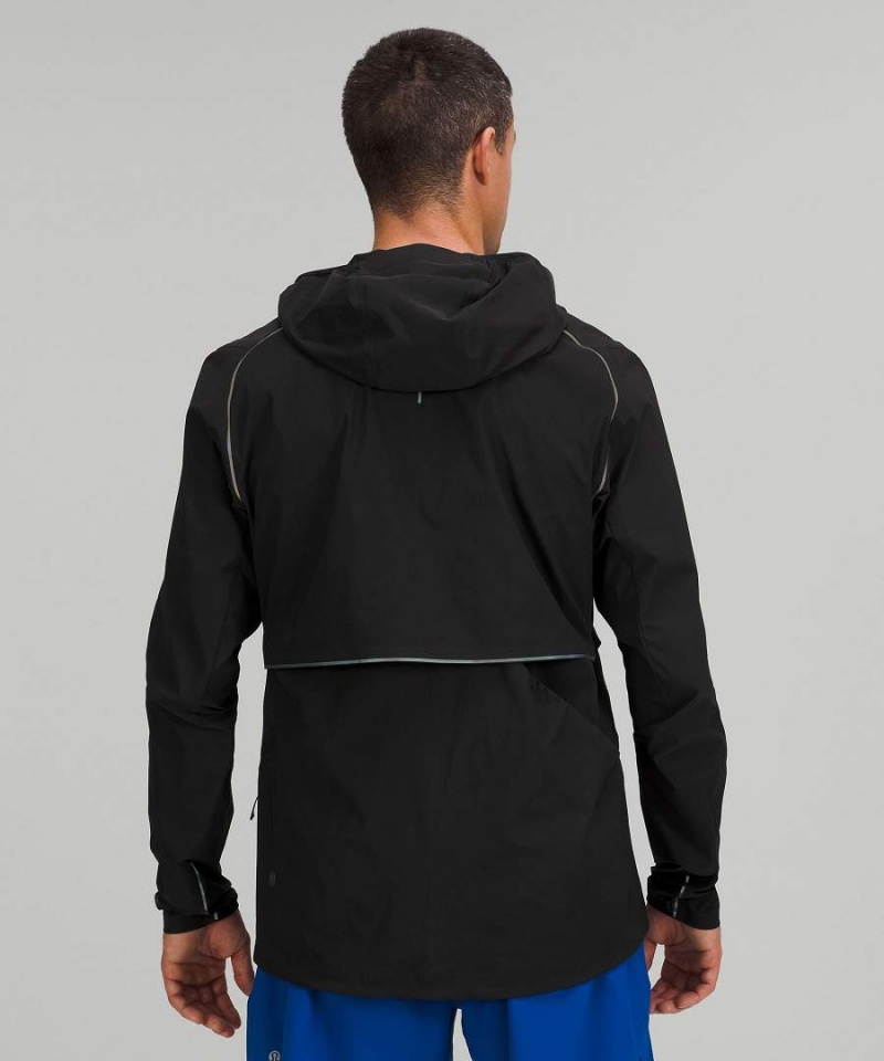 Cortavientos Lululemon Fast and Free Hombre Negras Chile | 250ZLNRPJ