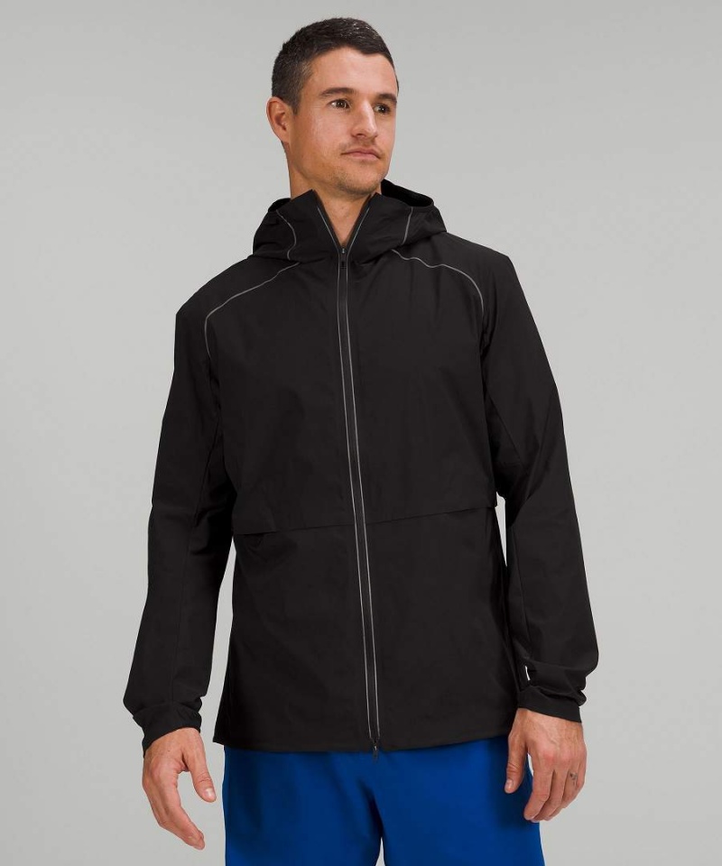 Cortavientos Lululemon Fast and Free Hombre Negras Chile | 250ZLNRPJ