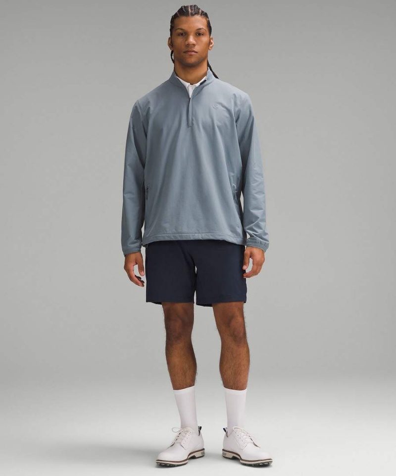 Cortavientos Lululemon Golf Half-Zip Hombre Azules Chile | 716PCJTQF