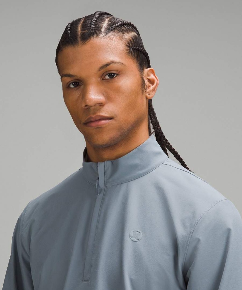 Cortavientos Lululemon Golf Half-Zip Hombre Azules Chile | 716PCJTQF