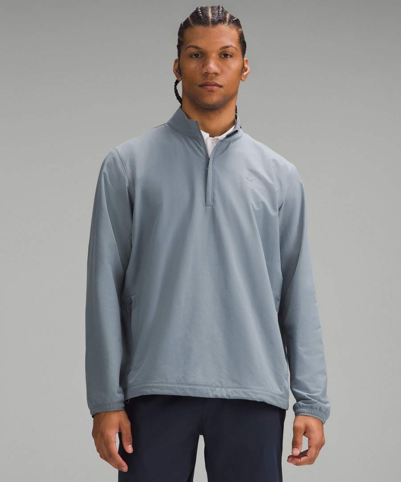 Cortavientos Lululemon Golf Half-Zip Hombre Azules Chile | 716PCJTQF