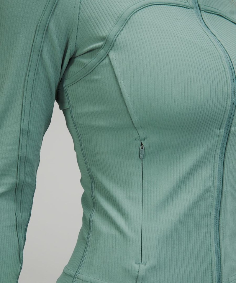 Define Jacket Lululemon Cropped *Acanalado Nulu Mujer Turquesa Chile | 952WGRDLU
