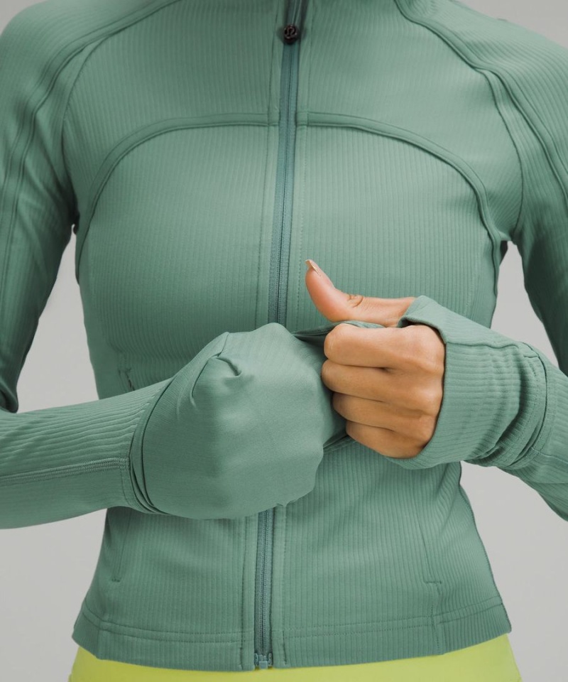 Define Jacket Lululemon Cropped *Acanalado Nulu Mujer Turquesa Chile | 952WGRDLU