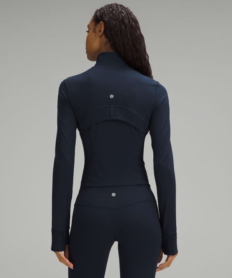 Define Jacket Lululemon Cropped Nulu Mujer Azul Marino Chile | 869CRKLXO