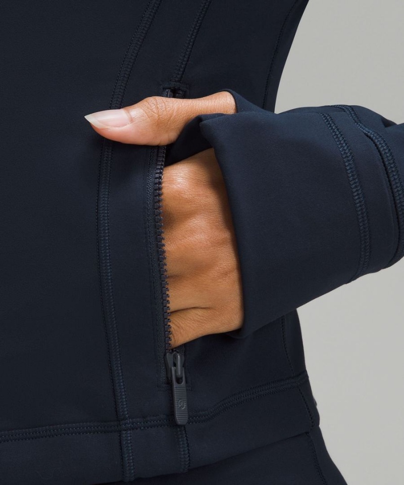Define Jacket Lululemon Cropped Nulu Mujer Azul Marino Chile | 869CRKLXO