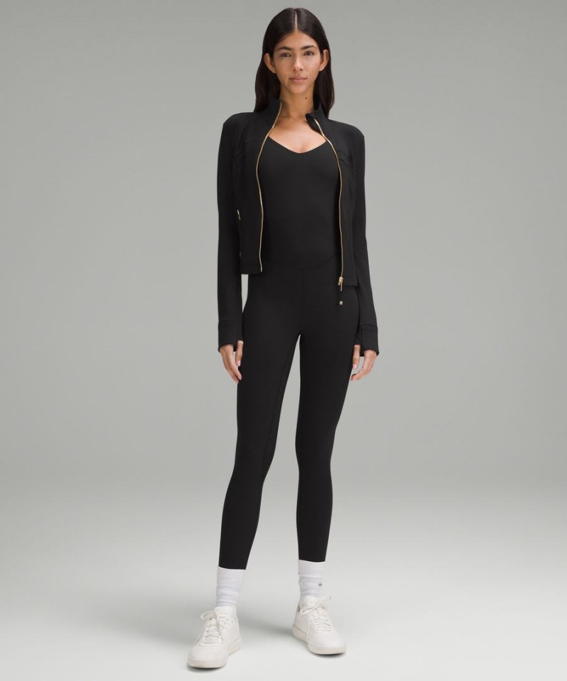 Define Jacket Lululemon Cropped Nulu Mujer Negras Doradas Chile | 371OJSCBI