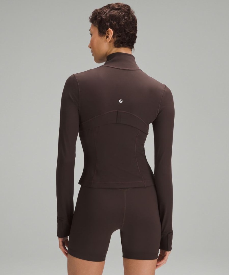 Define Jacket Lululemon Cropped Nulu Mujer Chocolate Chile | 760EHZDUF