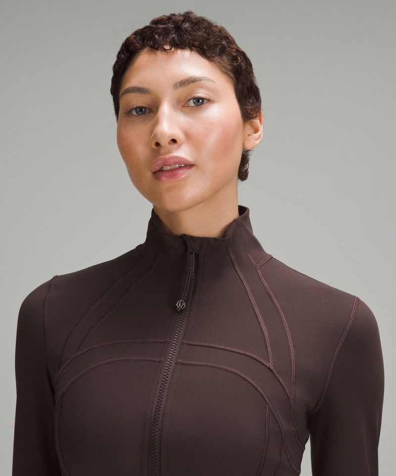 Define Jacket Lululemon Cropped Nulu Mujer Chocolate Chile | 760EHZDUF