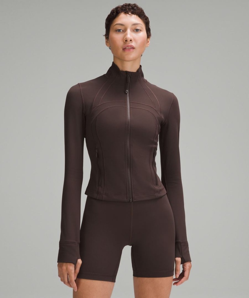 Define Jacket Lululemon Cropped Nulu Mujer Chocolate Chile | 760EHZDUF