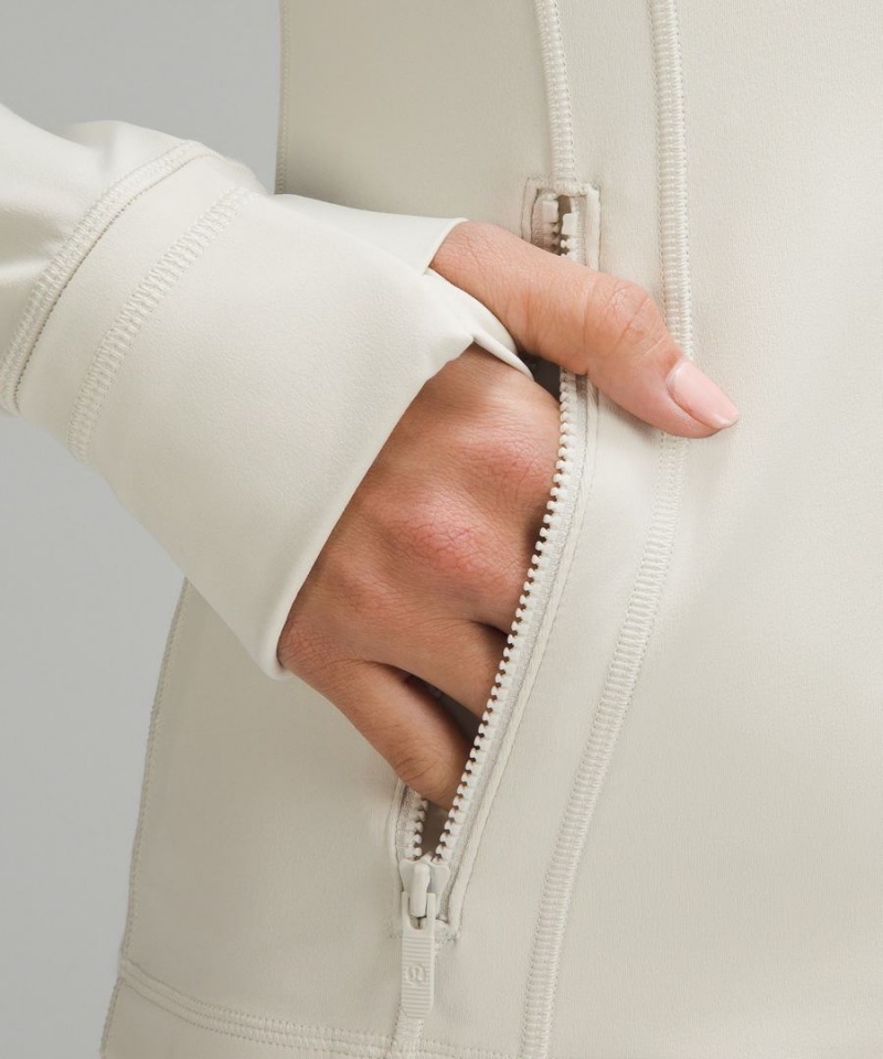 Define Jacket Lululemon Encapuchado Nulu Mujer Beige Chile | 623ETHYFS