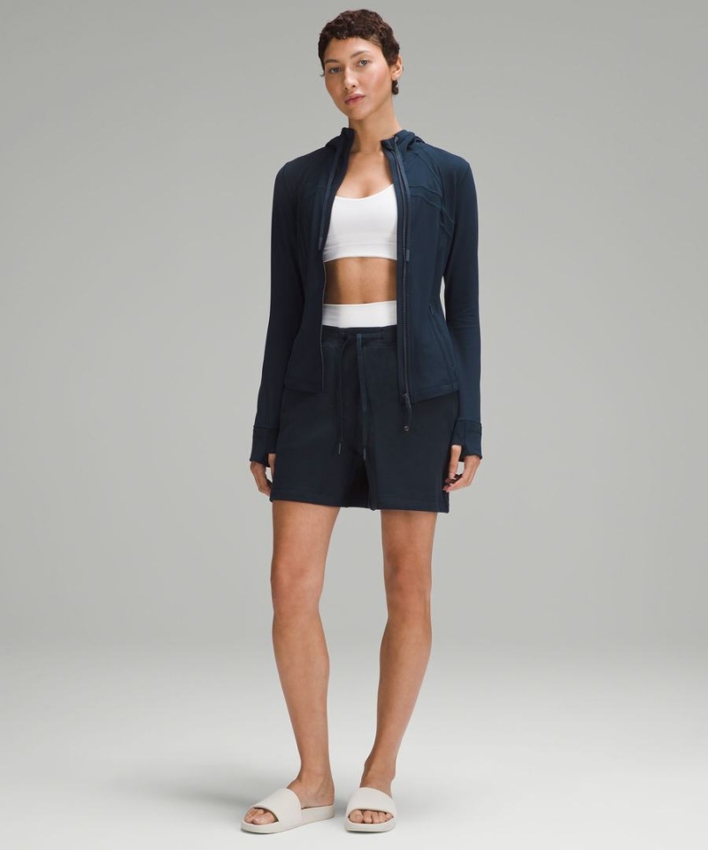 Define Jacket Lululemon Encapuchado Nulu Mujer Azul Marino Chile | 174FIEQUK