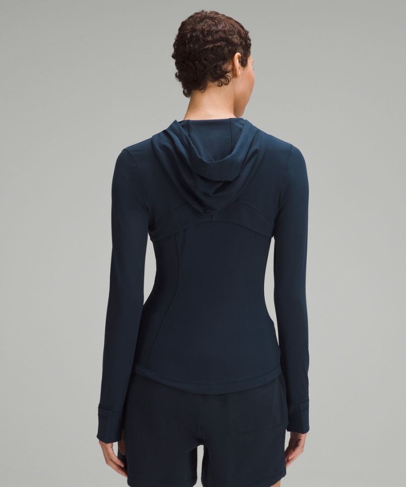 Define Jacket Lululemon Encapuchado Nulu Mujer Azul Marino Chile | 174FIEQUK