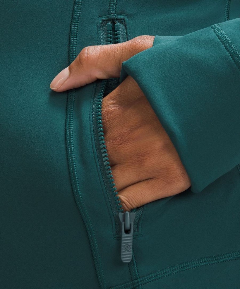 Define Jacket Lululemon Encapuchado Nulu Mujer Turquesa Chile | 387KJUROL