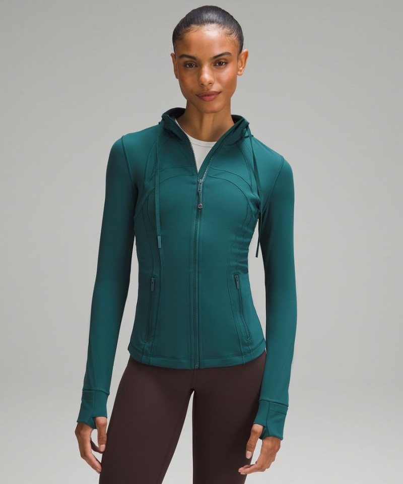 Define Jacket Lululemon Encapuchado Nulu Mujer Turquesa Chile | 387KJUROL