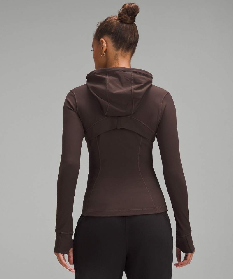 Define Jacket Lululemon Encapuchado Nulu Mujer Chocolate Chile | 890LQPDHA