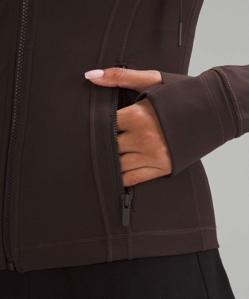 Define Jacket Lululemon Encapuchado Nulu Mujer Chocolate Chile | 890LQPDHA