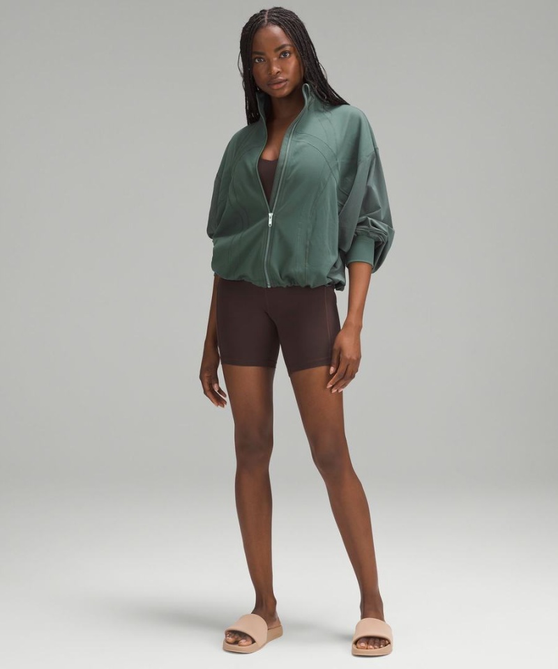 Define Jacket Lululemon Relaxed-Fit Luon Mujer Verde Oscuro Chile | 176HDPGOF