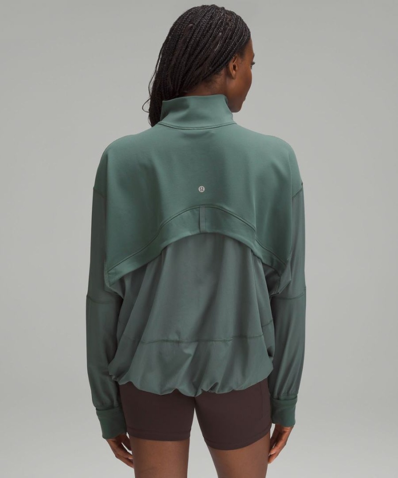 Define Jacket Lululemon Relaxed-Fit Luon Mujer Verde Oscuro Chile | 176HDPGOF