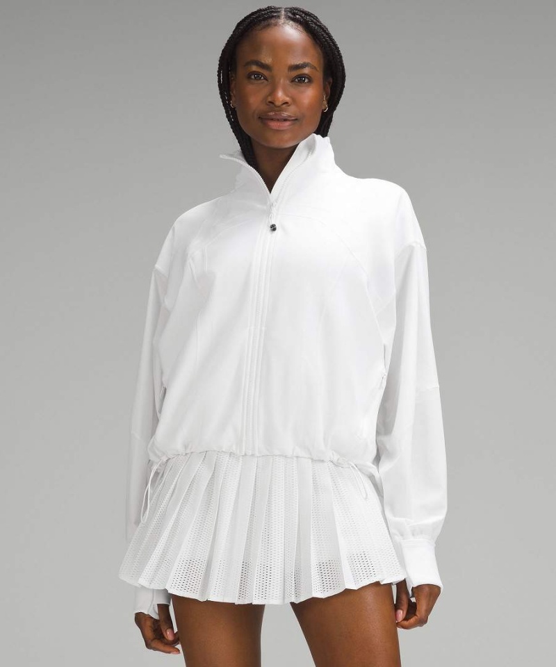 Define Jacket Lululemon Relaxed-Fit Luon Mujer Blancas Chile | 578NFEAKH