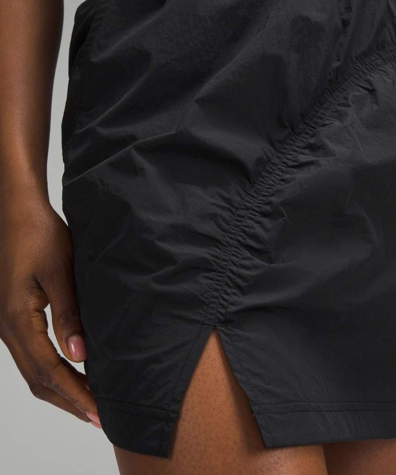 Falda Lululemon High-Rise Ruched Mini Mujer Negras Chile | 927JQBCAF
