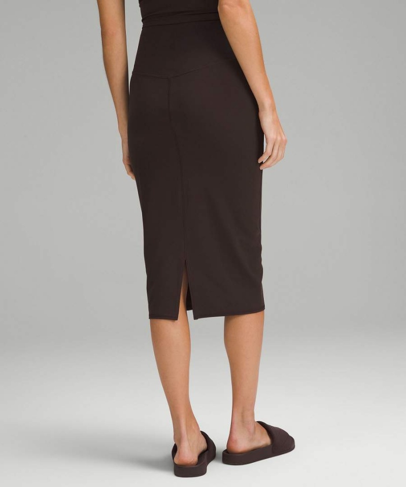 Falda Lululemon Nulu Slim-Fit High-Rise Mujer Chocolate Chile | 238YICKZM